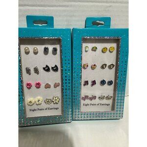 16 pairs of earrings New in box